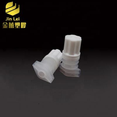 China Non hot sale 5mm plastic spout and spill cap for cosmetic pouch for sale