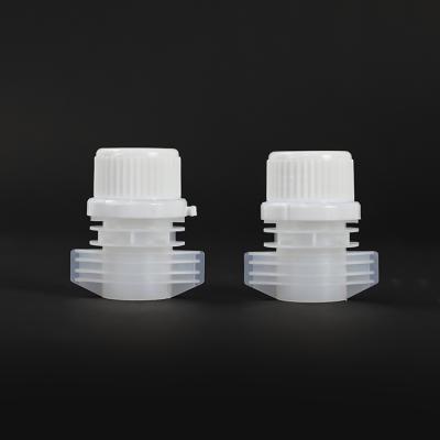 China Non Spill Custom Milk Doypack Spout Pouch Screw Cap, 20mm Spout Cap For Pouch Packaging for sale