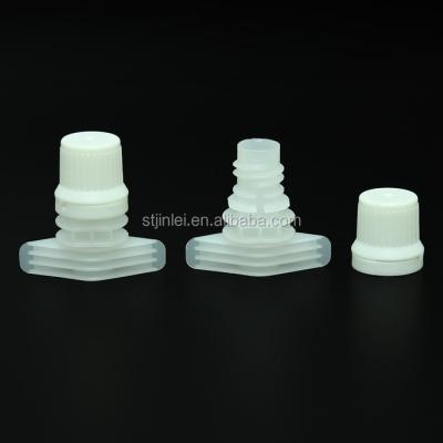 China Non-refillable plastic 9.6mm spout for corner pocket for sale