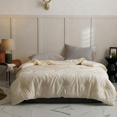 China China Latest Design Soft High Quality Cotton Bedroom 100% White Runner Comforter Cover Bedding Sheet Hotel Comforter for sale