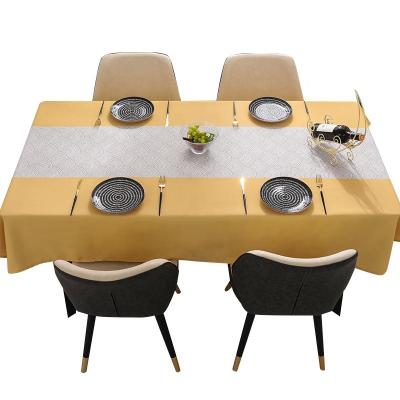 China Cheap Fancy Tablecloth Waterproof, European Embroidered Table Cloth Wholesale Modern Tablecloth for sale