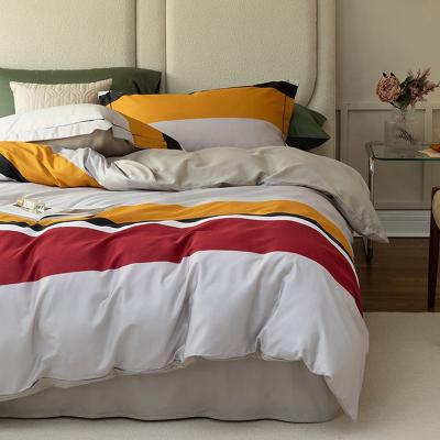 China Wholesale Cheap Price High Quality Anti-static 3 Piece Cotton Set Bedding Set Duvet Cover Set for sale