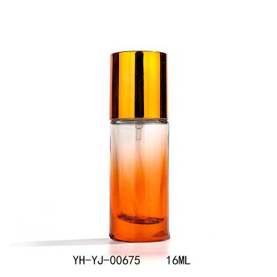 China Fashion Accessories Custom 16ml Round Clear Glass Cosmetic Lotion Base Bottle Packaging for sale