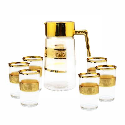 China Drinkware High Temperature Glass Cup Jar Set for sale