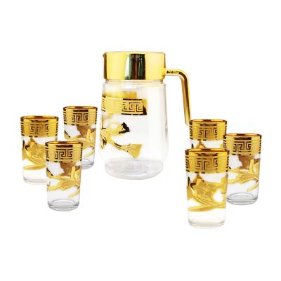 China Drinkware Water Cup Glass Bottle Seven-Piece for sale