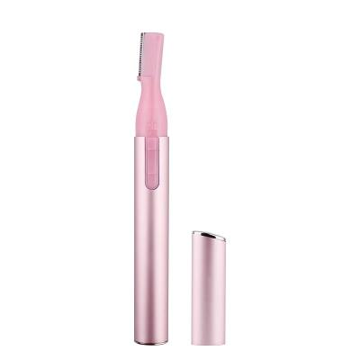 China Fashional Eyebrow Trimmer 2021 Portable Electric Eyebrow Trimmer Lady Safety Epilator Razor Set New for sale