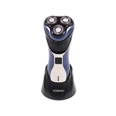 China Best Selling Blade Triple Rechargeable 3 Heads Electric Shaver Rechargeable Rotary Shaving Cordless Shaver for sale