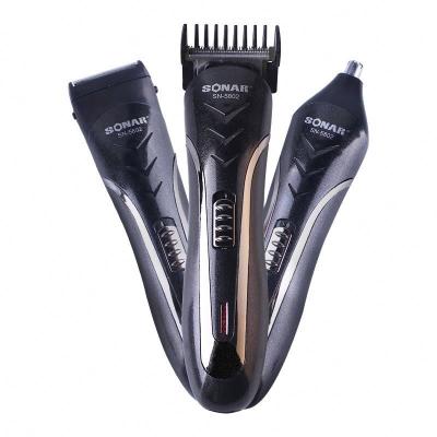 China Fashion Wholesale China High Quality Trendy Single Blade Three In One Rechargeable Razor Hair Trimmer Nose Hair Trimmer for sale