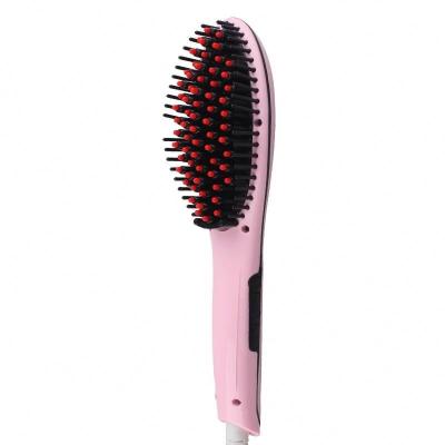 China Low Moq Wholesale High Quality Hotel Safe Electric Hair Straightening Comb for sale