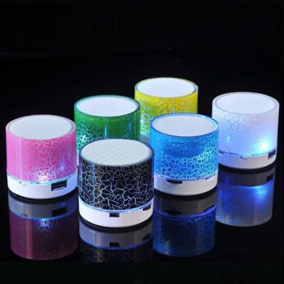 China Mini A9 Mini Portable Cell Phone Blue Tooth Best Selling Mini Wireless Speaker With Colorful LED Light For iPhone 6 8 7P for sale