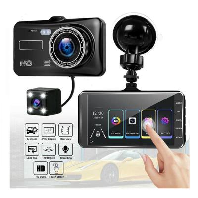 China IPS Touch Screen DVR Camera Car DVRS Dashcam G-sensor WDR Auto Dash Cam WiFi Car DVRS Dashcam Dual Camera HD 1080P Digital 4