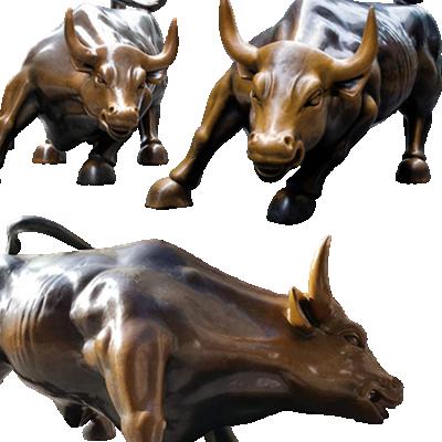 China China Popular Modern Home Decor Customization Bronze Sculptures Little Bull For Sale for sale