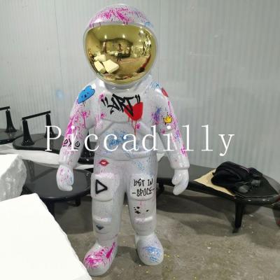 China China Popular Sculpture Decoration Life Size Sculpture Astronaut for sale