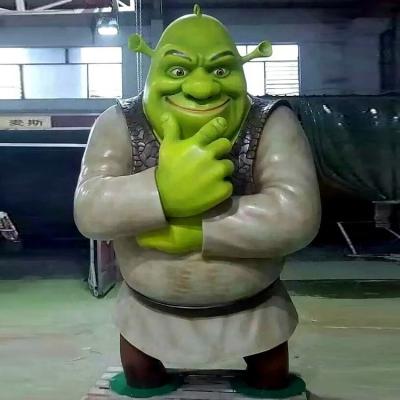 China Life Size Cartoon Animal Sculpture Fiberglass Shrek Statue From China Manufacturer China for sale