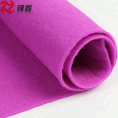 China Sustainable Handicraft Felt Polyester Needle Punched Nonwoven Fabric With 100% Polyester Material for sale