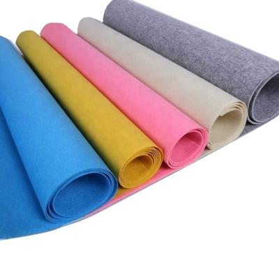 China Waterproof PET Nonwoven Polyester Needle Punch Nonwoven Fabric Polyester Felt Assorted Color Flame Retardant for sale