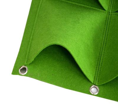 China Sustainable Planting Indoor Outdoor Vertical Wall Hanging Gardening Greening Bag for sale