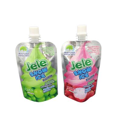 China Recyclable Recycled Food Packaging Juice Stand Up Pouch With Liquid Spout for sale