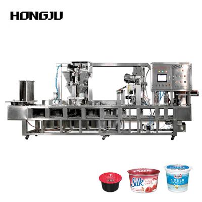 China Food Newest Commercial Jelly Plastic Cup Filling Sealing Machine for sale