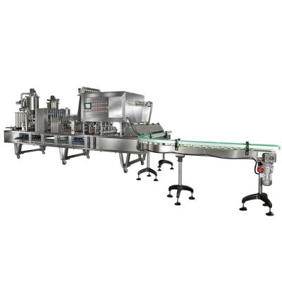 China Packaging Machinery Factory Food Machine Automatic Food Plastic Cup Filling And Sealing Equipment For Water Juice Liquid Jam for sale