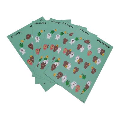 China Promotion A4 Size Waterproof Paper Sticker Label Sheet Adhesive Label for sale