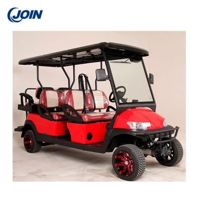 Cina Il carretto di golf elettrico dell'OEM 6 Seater mette il carrozzino a sedere del golf dei corredi su misura in vendita