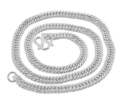 China Other Whip Fashion Jewelry Mens Silver Plated Chain Necklace Friend Birthday Gift for sale