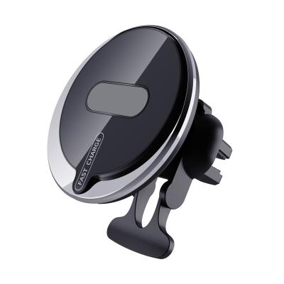 China 15W Air Vent Car Mount Magnetic Fast Charging Wireless Fast Charging Wireless Charger for iPhone for sale