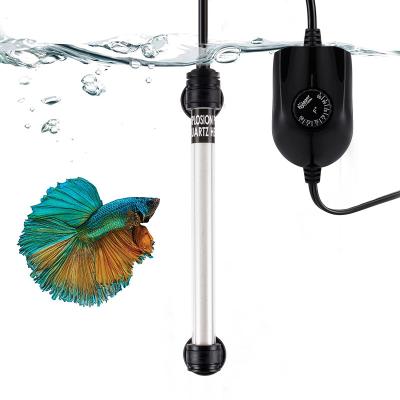 China Hygger Aquarium Heater Durable Quartz Glass Automatic Control Sustainable Aquarium Heater 100W for sale