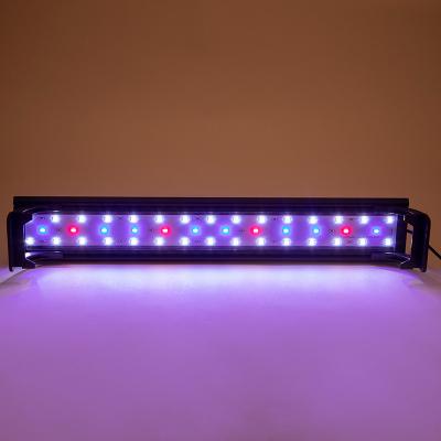 China Hygger Brackets 3 Light Color Modes Sustainable Adjustable Brightness And 32W Aquarium LED Timing Light With External Controller for sale