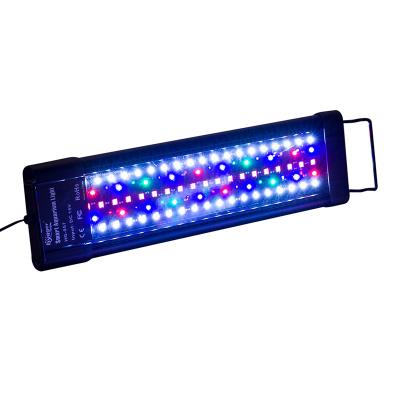 China Sustainable Hygger Auto On Over 30-36 Inches Extendable Full Color Spectrum LED Aquarium Light 7 Inch Fixture For Freshwater Build In Timer for sale