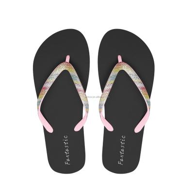 China Fashion Trend Pure color Classics design  high-elastic EVA Quality Cheap Price OEM Custom Womens & Ladys Flip Flops Beach sandal Slippers for sale