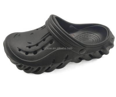 China Light Unique mould Classic Waterproof OEM Customized Slip on Mens EVA Clogs garden Sandals slipper Shoes for sale