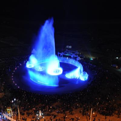 China Modern High Quality DMX512 Control Plaza Fountain DMX512 Music Water Fountain Outdoor Water Dancing Show for sale