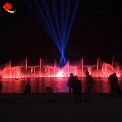 China New fashion modern outdoor music large dancing water fountain with RGB/DMX512 led light for sale