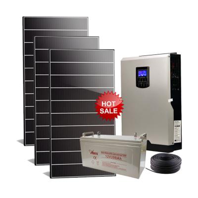 China China factory mono solar panel half cell / lap / complete solar panel kit full set for home for sale