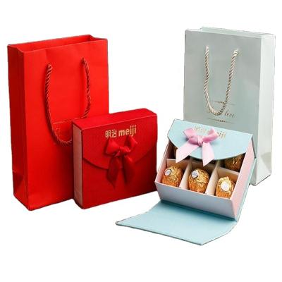 China High Quality Exquisite Chocolate Custom Made Wholesale Recyclable Flip Open Packaging Gift Boxes for sale