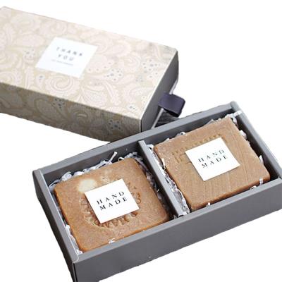 China Low MOQ Recyclable Luxury Rectangle Candle Tea Printing Box Rigid Drawer Cardboard Handmade Gift Box for sale