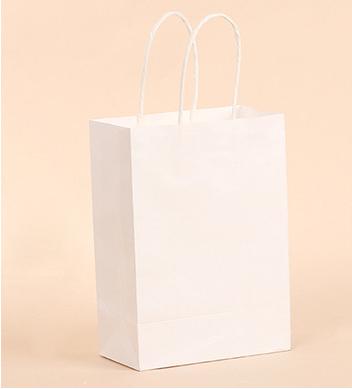 China Stock Products Recyclable Recycled Craft Brown Kraft Paper Bags With Handles Gift Shopping Bags for sale