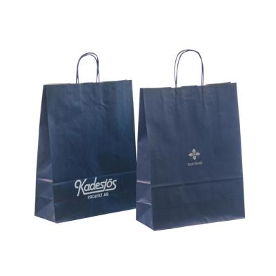 China Factory Direct Custom Recyclable Branded Machine Made Paper Gift Bag for sale