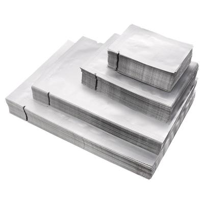 China Wholesale 3 Moisture Proof Sides Seal Aluminum Foil Bag Airtight Seal Bags Aluminum Foil Food Packaging Cut Bag 8x12cm In Stock for sale