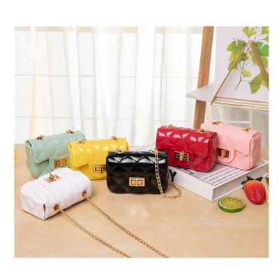 China 2021 Fashion Fashion Waterproof Women Mini Jelly Purse Bags Ladies Shoulder Handbags Kids Purses for sale