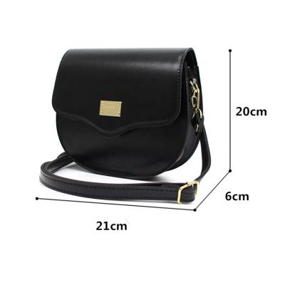 China Newest Fashion Minimalist Fashinable Clutch Purse Women PU Leather Black Ladies Shoulder Bag for sale