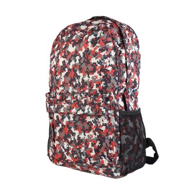 China 2021 raincoats hot sale china manufacture colorful printing 20-35L boys backpack high school bag for sale