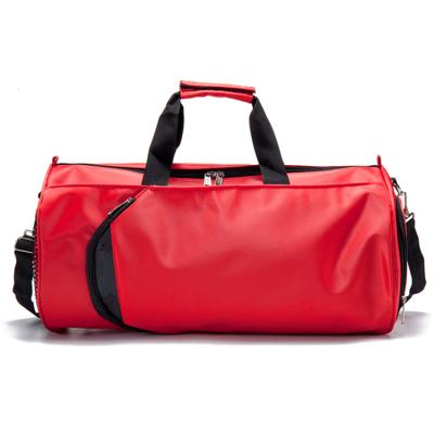 China Pink Exercise Tote Messenger Duffle Bags Sports Duffel Bag 2020 Free Samples Women's Gym Portable Duffle Bags for sale