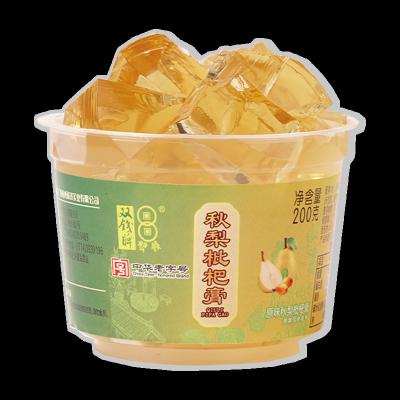 China Nutritious Double Coins Chinese Traditional Loquat 200g Bowl Packaging Brand Pearl Fruit Jelly Pudding for sale