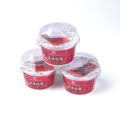 China New Products Nutritious Natural Healthy Ingredients Multi Flavor 200g Bowl Packaging Ice Powder Jelly for sale