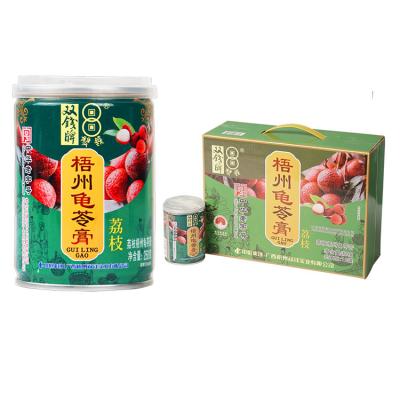 China Healthy Nutritious Delicious Natural Ingredients 2023 Snack In Lychee Flavor 250g Canned Guilinggao Jelly For Children for sale