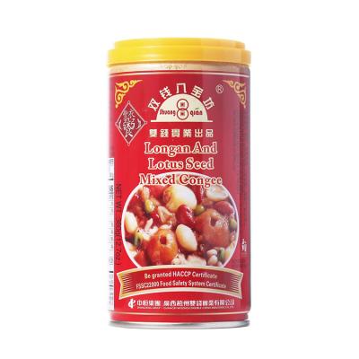 China 2023 Manufacturer 360g Cooked Hot Selling Longan And Lotus Seed Mixed Congeeinstant Breakfast Porridge for sale