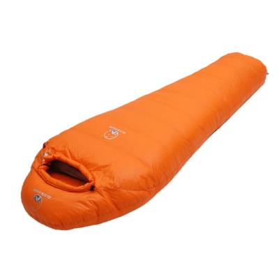 China Mummy Even Warm White Goose Down Filled Adult Mummy Style Sleeping Bag Fit For Winter Thermal 4 Kinds Of Thickness For Camping Travel for sale